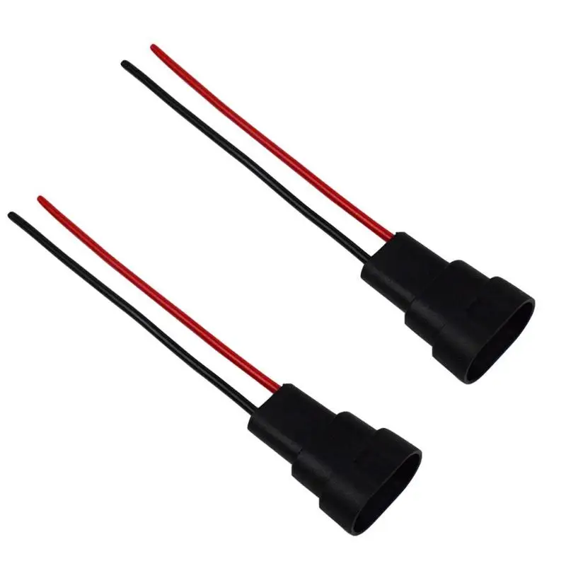 

2pcs 9005 9006 9012 9140 9145 9150 9155 HB3 HB3 H10 Bulb Socket Male Adapter Connector for Headlight Fog Lamp