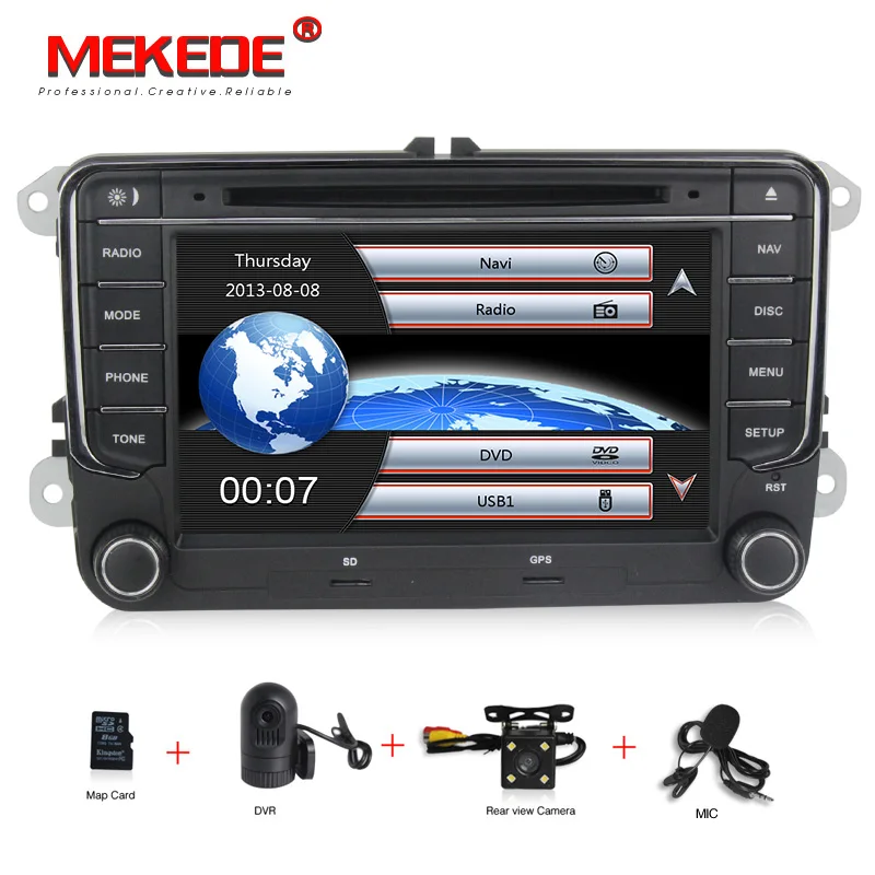 Бесплатная доставка 7 &quotАвтомобильный GPS Navi для VW Volkswagen Golf 6 5 Passat b7 CC b6 SEAT Skoda Touran polo