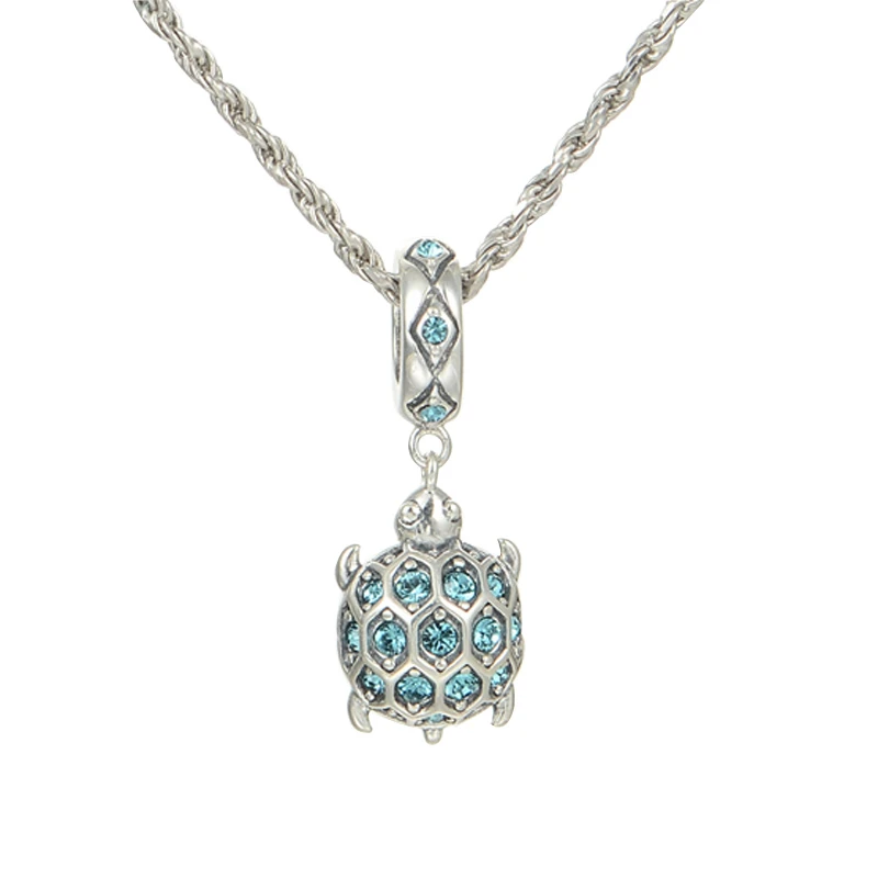 Nouveau! Collier en argent Sterling 925, perles tortue de mer en cristal, adapté à la Pandora européenne pendentif à breloque, bijoux fins à faire ... Nouveau! Collier en argent Sterling 925, perles tortue de mer en cristal, adapté à la Pandora européenne pendentif à breloque, bijoux fins à faire ...