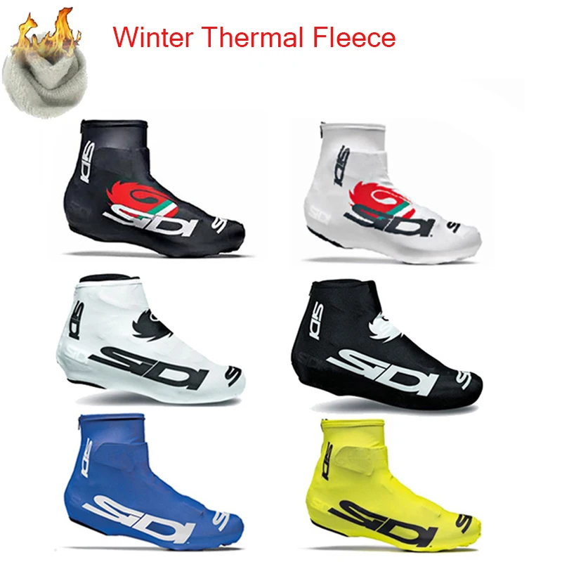 Winter Warm Thermal Fleece Bicycle Cycling Overshoes MTB Bike Cycling