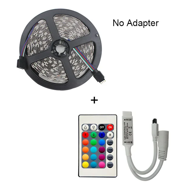 WiFi Светодиодная лента светильник SMD 5050 60 светодиодный 2835 RGB Светодиодная лента e DiodeTape DC12V гибкая светодиодная лента RGB лента диод с WiFi контроллером - Emitting Color: Strip and IR Control