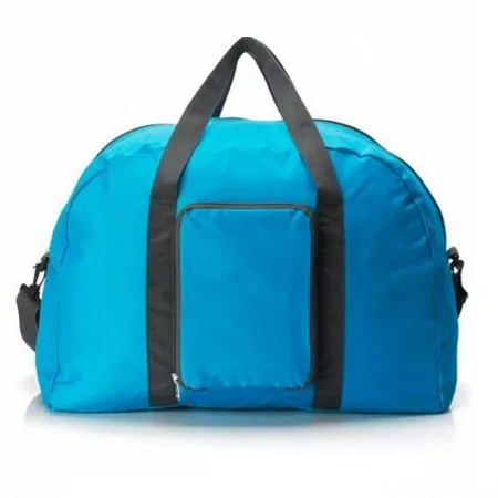 LHLYSGS брендовая Водонепроницаемая нейлоновая Спортивная Складная багажная сумка унисекс, Модная складная дорожная сумка для ручной клади, сумка на плечо - Цвет: Синий