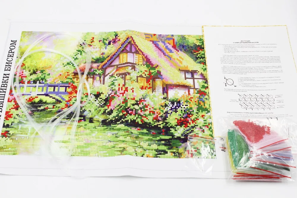 Billig Goldene Panno, perlen, Hand, DIY, perlenkreuzstich, Stickerei, Präzise Gedruckt, scenic Muster kreuzstich, Weihnachten diamong