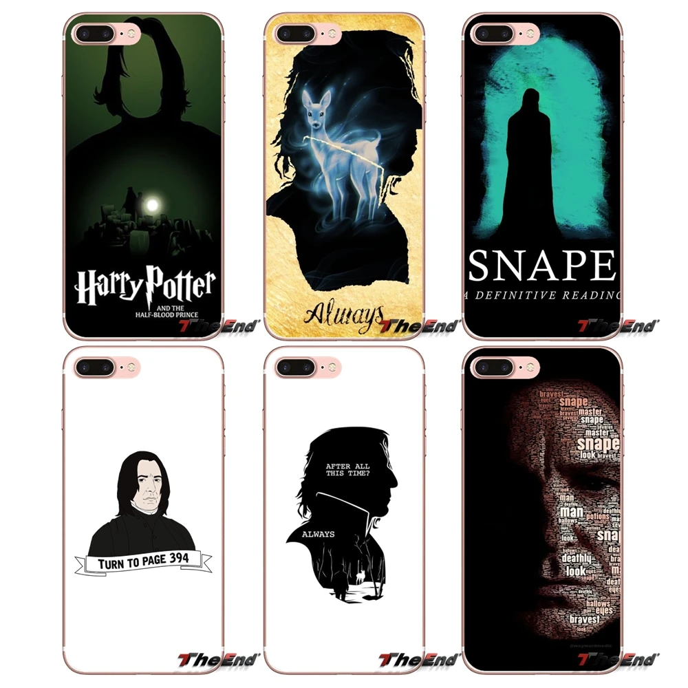 

For Samsung Galaxy S2 S3 S4 S5 MINI S6 S7 edge S8 S9 Plus Note 2 3 4 5 8 Coque Fundas harry potter Severus Snape Soft TPU Covers