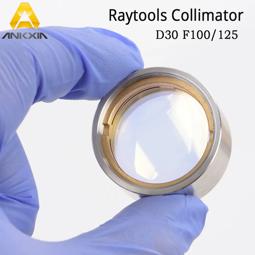 Raytools D30mm F100mm F125mm Лазерная коллиматорная линза для волоконного лазера BT210 BT240 BT240S режущая головка