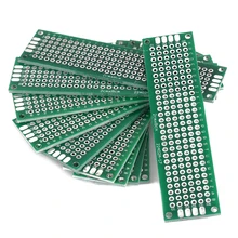 Mayitr 40pcs/set Double Sided DIY Prototype Circuit Tinned Board Universal Breadboard PCB Board 5x7cm /4x6cm /3x7cm /2x8cm double sided glass fiber prototyping pcb universal board 12 piece pack