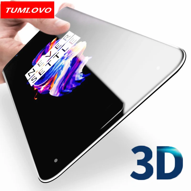 

TUMI.OvO 3D Full Cover Tempered Glass For OnePlus 5T One Plus 5T Screen Protector Protective Glass Full Cover Film For OnePlus5
