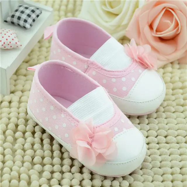 New Little Baby Shoes Girls Shoes Beautiful Flower Toddler Girl Shoes