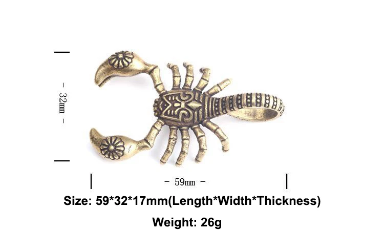 Copper Scorpion Keychain  (14)