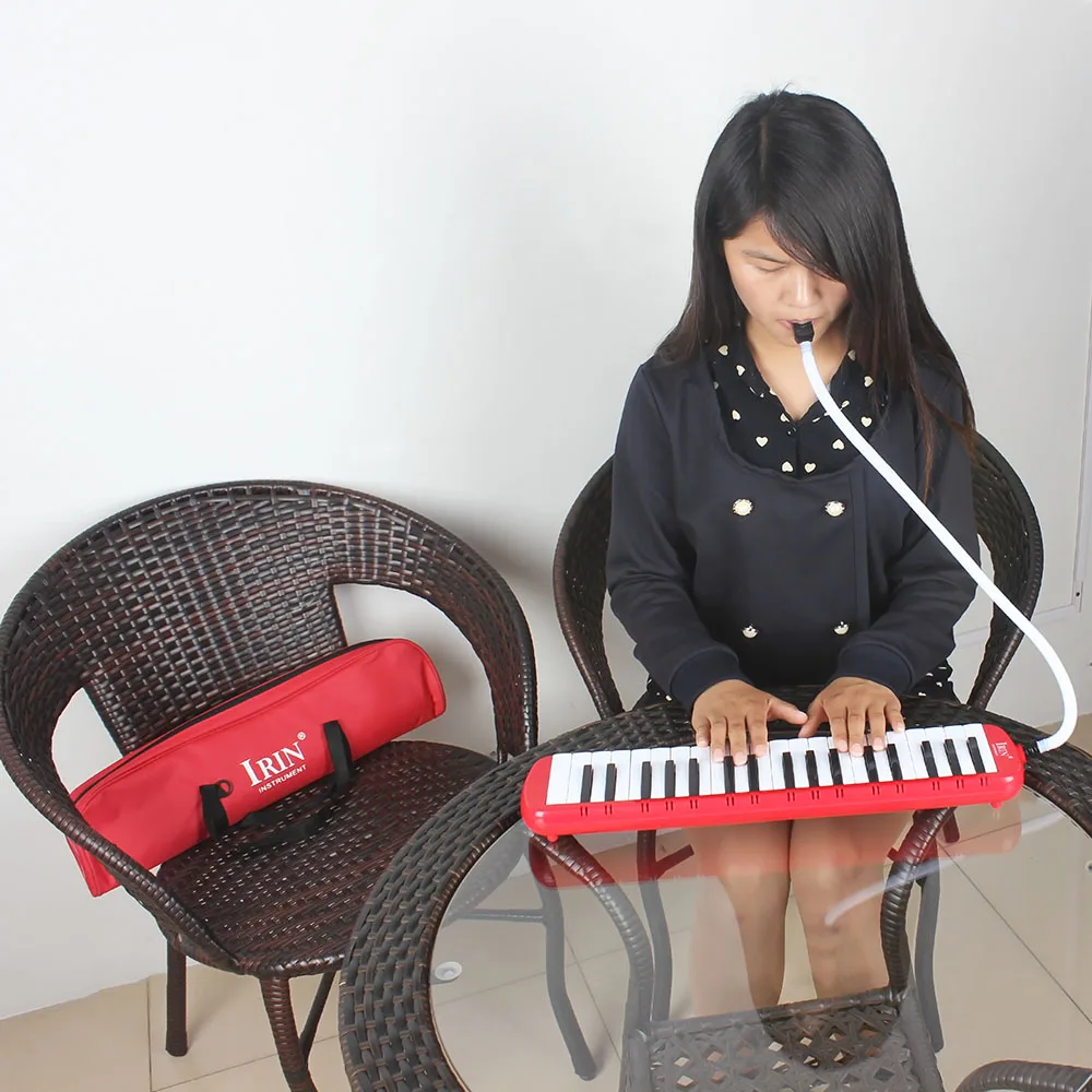 Высокое качество 37 клавиш Фортепиано Мелодия Pianica музыкальный инструмент с сумкой для переноски ученики-новички дети