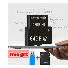 Карта памяти 128 ГБ 64 ГБ 32 ГБ micro sd карта 16 ГБ 8 ГБ класс 10 флэш-карты памяти Microsd для смартфона/планшета