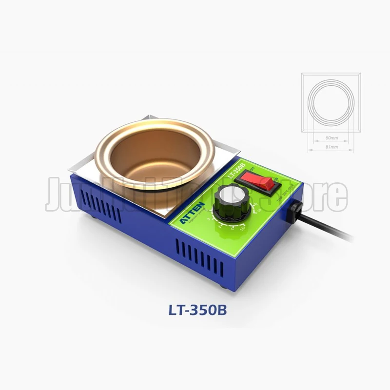 Solder Pot Tin Melting Soldering Desoldering Bath Furnace 200-480 degree Fast Heating Adjustable Temp Welding Tool | Инструменты