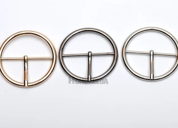 

15pcs Metal Buckle hook buckle 40mm 1.5inch metal alloy pin buckle big round belt bag buckles nickle,black,gold colors bk-083