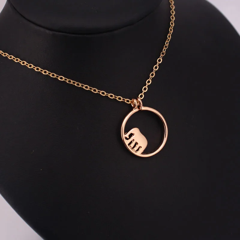 

hzew round elephant pendant necklace two colors elephant necklaces