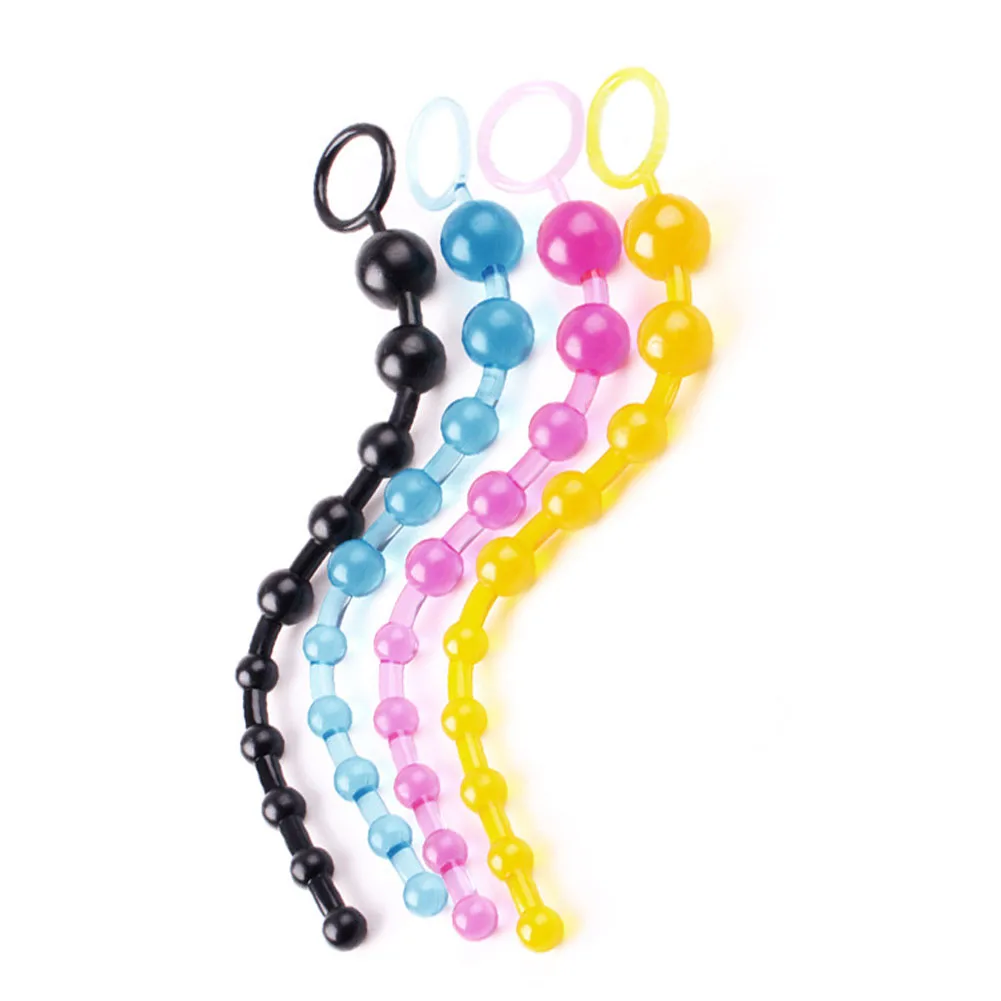 Beads Medical Plastic Anal Plug Butt Plug 4 Colors In Anal Sex Toys From Beauty And Health On 