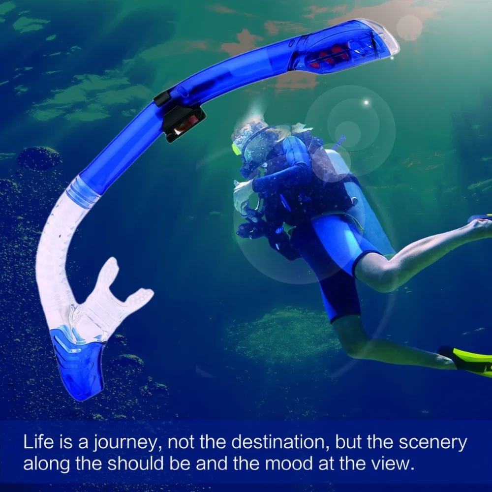 198 Full Dry Snorkel Breathing Tube For Diving Snorkeling Swimming