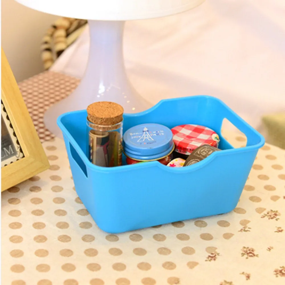 

* Plastic Office Desktop Storage Boxes Makeup Organizer Storage Box for Home Dresser Jeweler or Personal Collectors 0.655