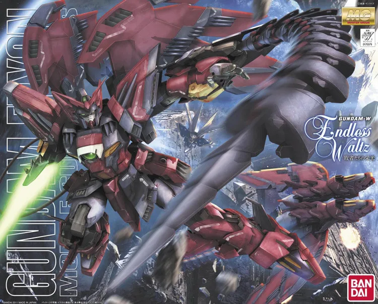 

Bandai Gundam MG 1/100 EW Epyon Mobile Suit Assemble Model Kits Action Figures Plastic Model Toys