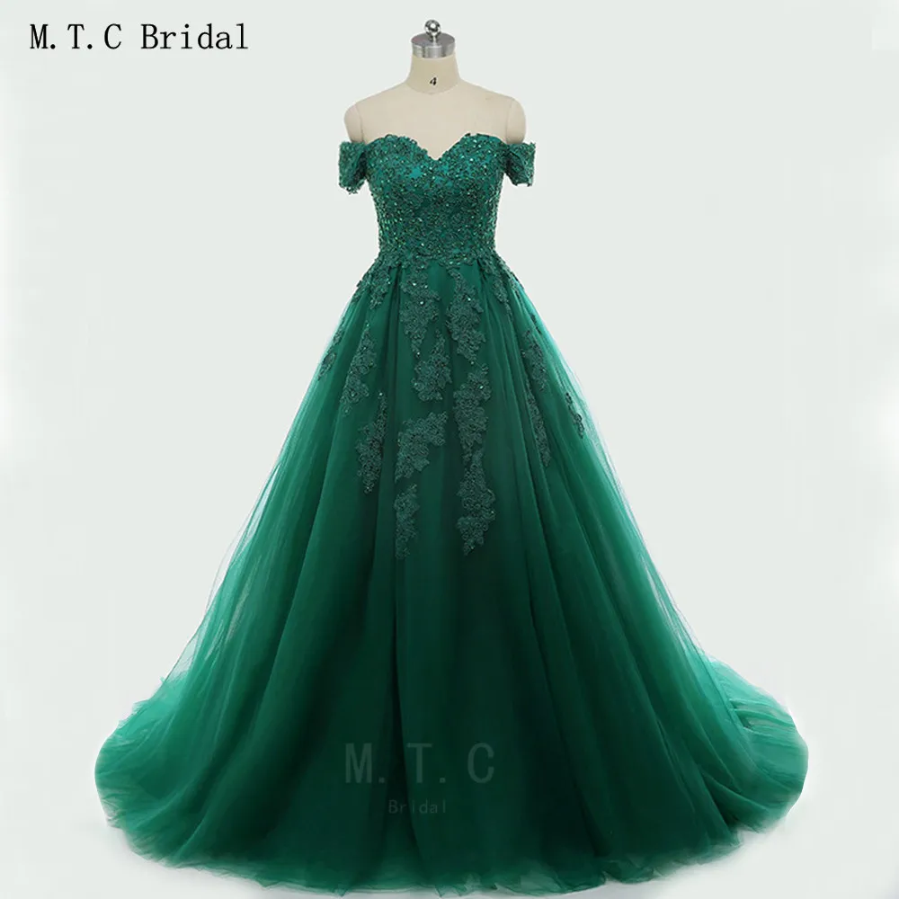 Dark green tulle dress Clearance