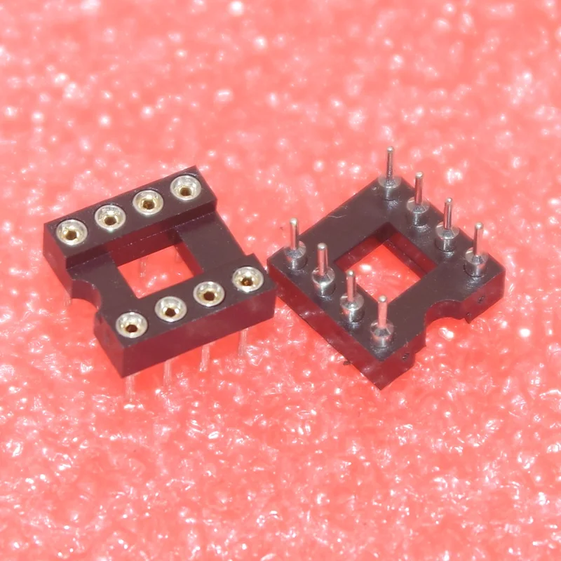 20pcs 8Pin DIP 8 DIP SIP Round IC Socketsin Connectors from Lights & Lighting on