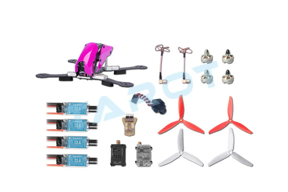 

F16518 Tarot TL280C 280mm Carbon Fiber FPV Racer Frame Kit For Multicopter Quadcopter Mini CC3D RC TOY Accessory Spare Part