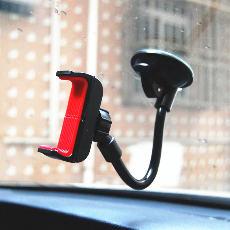 

Universal Car Holder Sucker Phone Holder With Clip Stand Display Flexible Tupe for 360 Stand Display Support For Phone Holder