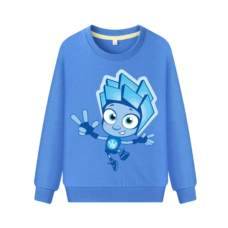 

Kids Long Sleeve Solid Casual Tshirt Sweatshirts Children Spring Autumn Clothes Boys 2019 The Fixies Hoodies Clothes Baby WK103