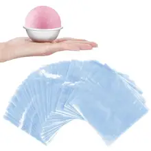 200 Pcs 6X6 inch Waterproof POF Heat Shrink Wrap Bags for Soaps Bath Bombs and DIY Crafts(Transparent