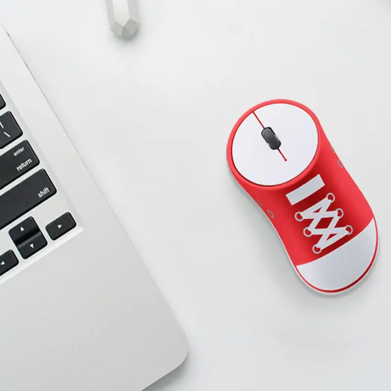 

Studyset Shoes Shaped Wireless Mouse Portable Mobile Optical Mouse with USB Receiver 2.4GHz Game Ergonomic Mouse