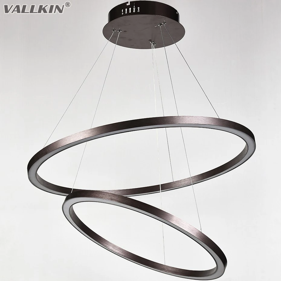 Us 17858 40 Offdimmbare Ring Led Pendelleuchten Moderne Pendelleuchte Licht Innen Anhänger Beleuchtung Für Restaurants Esszimmer Wohnzimmer