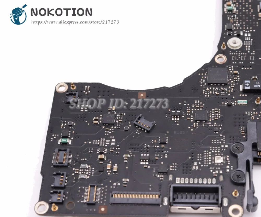 NOKOTION 820-2567-A лоджик борд для MacBook pro A1342 Материнская плата ноутбука 2009 год MCP79MXT-B3 DDR3 P7550 2,26 ГГц Процессор