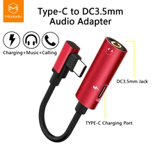 Mcdodo USB Type C Audio Cable Adapter USB C To 3.5mm Jack Splitter Earphone Adapter Aux Audio Connector for Huawei Xiaomi Redmi