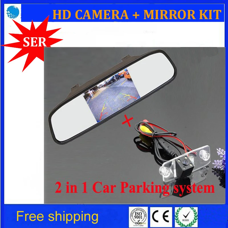 

Free Shipping HD CCD Auto parking System for Hyundai Elantra Terracan Tucson Accent CCD Car Rear View Camera +HD Car rear Mirror