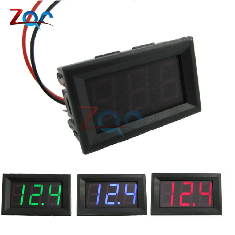 Mini LED Volt Meter for Motorcycle and Car #5