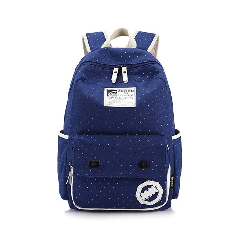 

2017 New Large Bags Canvas Shoulder Bag Man Student Backpack Free Shipping 15 Inch Black Blue