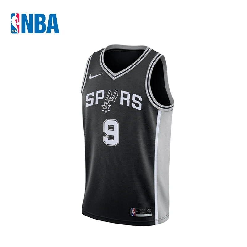 Retro y Fresco Maillot de Baloncesto para Hombre Tony Parker # 9 San Antonio Spurs Maillot sin Mangas Transpirable