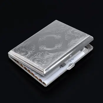 

Creative Metal Cigarette Case With 20 Sets Of Portable Anti Pressure Moisture-proof And Ultra Thin Fragrance.