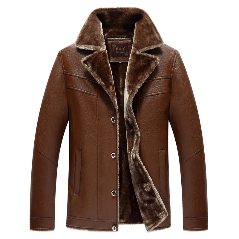 New Arrive Brand Mens Leather Jacket Men Leather Coats High Quality Wool Liner PU Outerwear Men's Faux Fur Leather Jackets Male New Arrive Brand Mens Leather Jacket Men Leather Coats High Quality Wool Liner PU Outerwear Men's Faux Fur Leather Jackets Male
