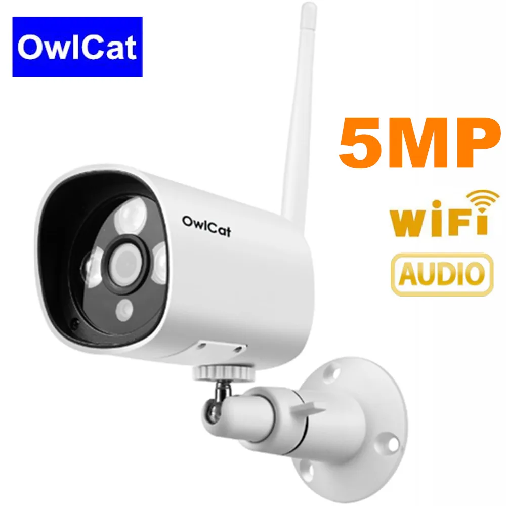 Full HD 2MP/5MP Беспроводная ip-камера безопасности, Wi-Fi, встроенный микрофон, звукосниматель Onvif 2,4, обнаружение движения, 128G, слот для памяти SD