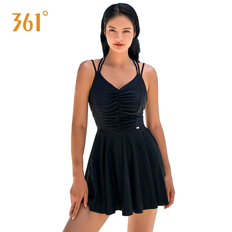 Women One Piece Swimsuits Female Push Up Skirt Swimsuit Backless Halter Large Size Swimming Suit Black Hot Spring Bathing Suits Women One Piece Swimsuits Female Push Up Skirt Swimsuit Backless Halter Large Size Swimming Suit Black Hot Spring Bathing Suits
