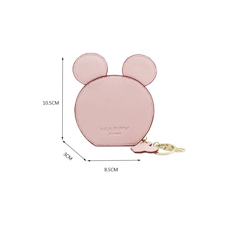 Новинка Женский кошелек милый короткий женский на молнии для монет carteira minnie