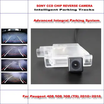 

Intelligentized Reversing Camera For Peugeot 408 508 308 (T9) 2010~2016 Rear View Back Up / 580 TV Lines Dynamic Guidance Tracks