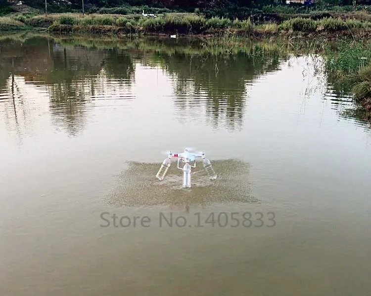 3D печатных Phantom 3 2 воды Летающий, посадка взлет, подвижный лафет кронштейн, воды поплавок аксессуары