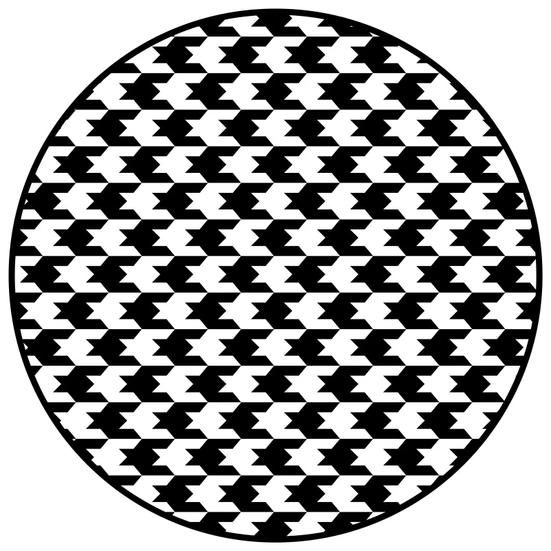 Tapis Classique Pied De Poule Rond Classique Mode Moderne Noir Blanc Tapis De Sol Pour Porte Bebe Tapis De Jeu Tapis De Salon Aliexpress