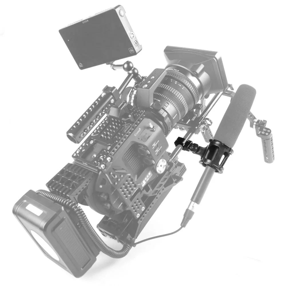 SmallRig DSLR камера-регистратор с микрофоном Поддержка крепление с 15 мм стержень зажим 1802