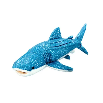 

1pc 35cm simulation shark New Arrival Stuffed Ocean Animal Realistic Fish Lifelike Plush Toy Soft Toy Whale shark