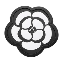 Автомобильный орнамент, Противоскользящий коврик, ПВХ, Камелия, нескользящая Накладка для мобильного телефона, gps, автомобильный интерьер, приборная панель, украшение интерьера, аксессуары для интерьера