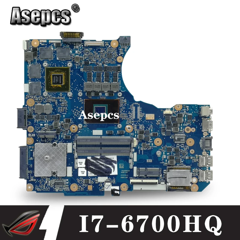 Asepcs N551VW материнская плата GTX960M I7-6700HQ для ASUS G551V FX551V G551VW FX51VW Материнская плата ноутбука N551VW материнская плата