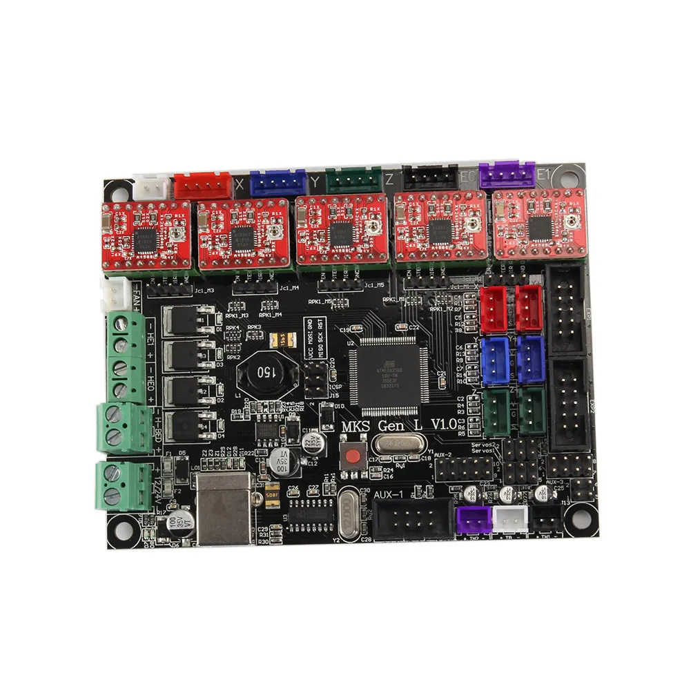 

For MKS GEN L MKS TFT28 LCD Minipanel Touching Display 3D Print Kits with A4988 Driver S288