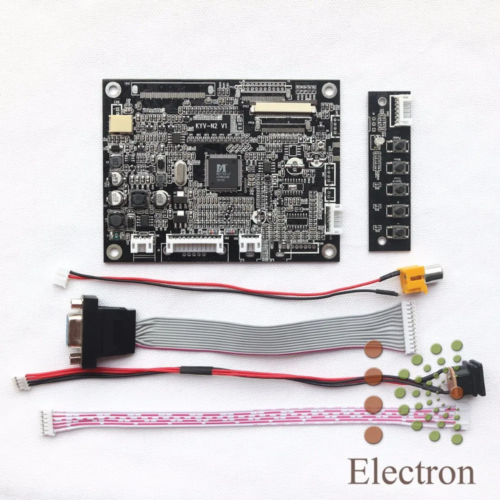 

VGA AV LCD Controller board KYV-N2 V1 for 5.6inch AT056TN52 V3 640x480 LCD panel